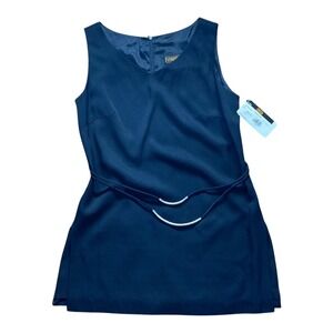 Virgo II Vintage Sleeveless Dress - Black Sheath Mini Dress - Size 8‎ - NWT